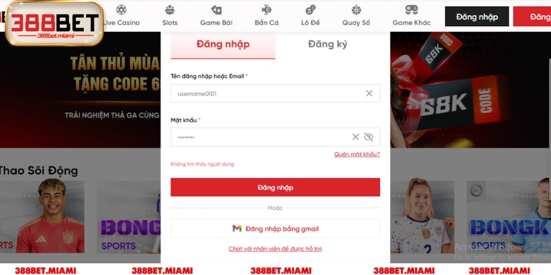 Các nguyên nhân phổ biến gây lỗi đăng nhập 388BET